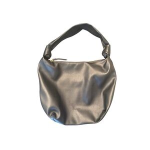 Elizabeth & James Black Hobo Bag Tie Knot Strap Relaxed Hobo Tote